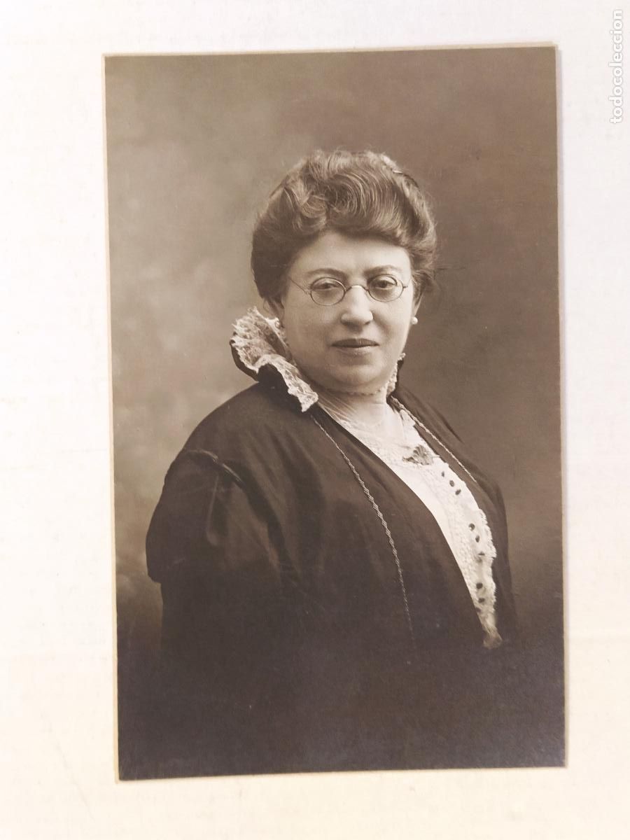 Cine: MARGARITA DE LOPEZ - AUTOGRAFO - FOTOGRAFIA DEDICADA A ELENA LUCCI - POSTAL ANTIGUA (116.160)