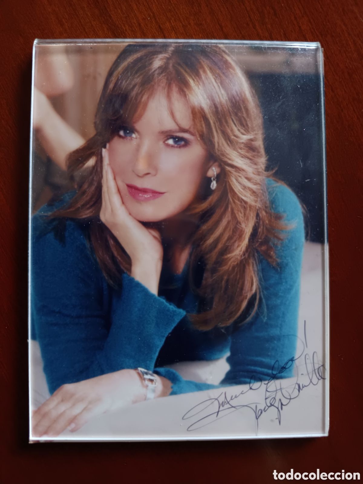 Cine: Fotograf&iacute;a Jaclyn Smith con dedicatoria de la actriz. - Foto 1