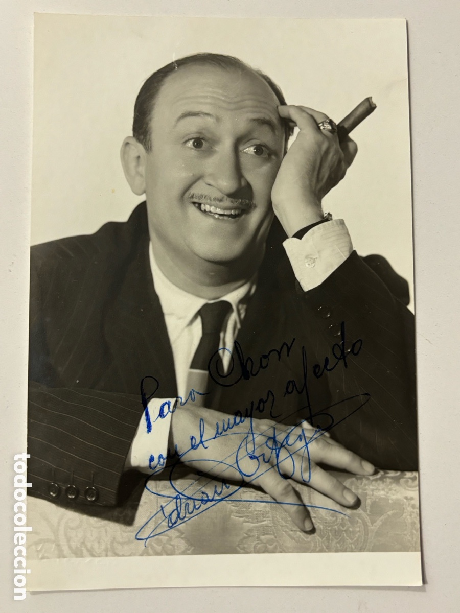 Cinema: Foto original con aut&oacute;grafo del actor de revista Adri&aacute;n Ortega foto Valent&iacute;n Pla Valencia L