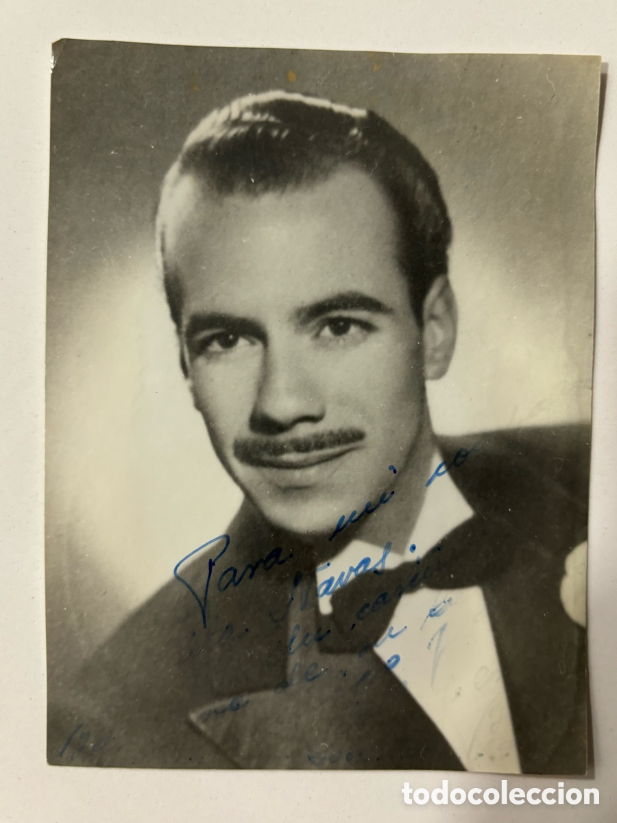Cine: Foto original con aut&oacute;grafo de actor de teatro L