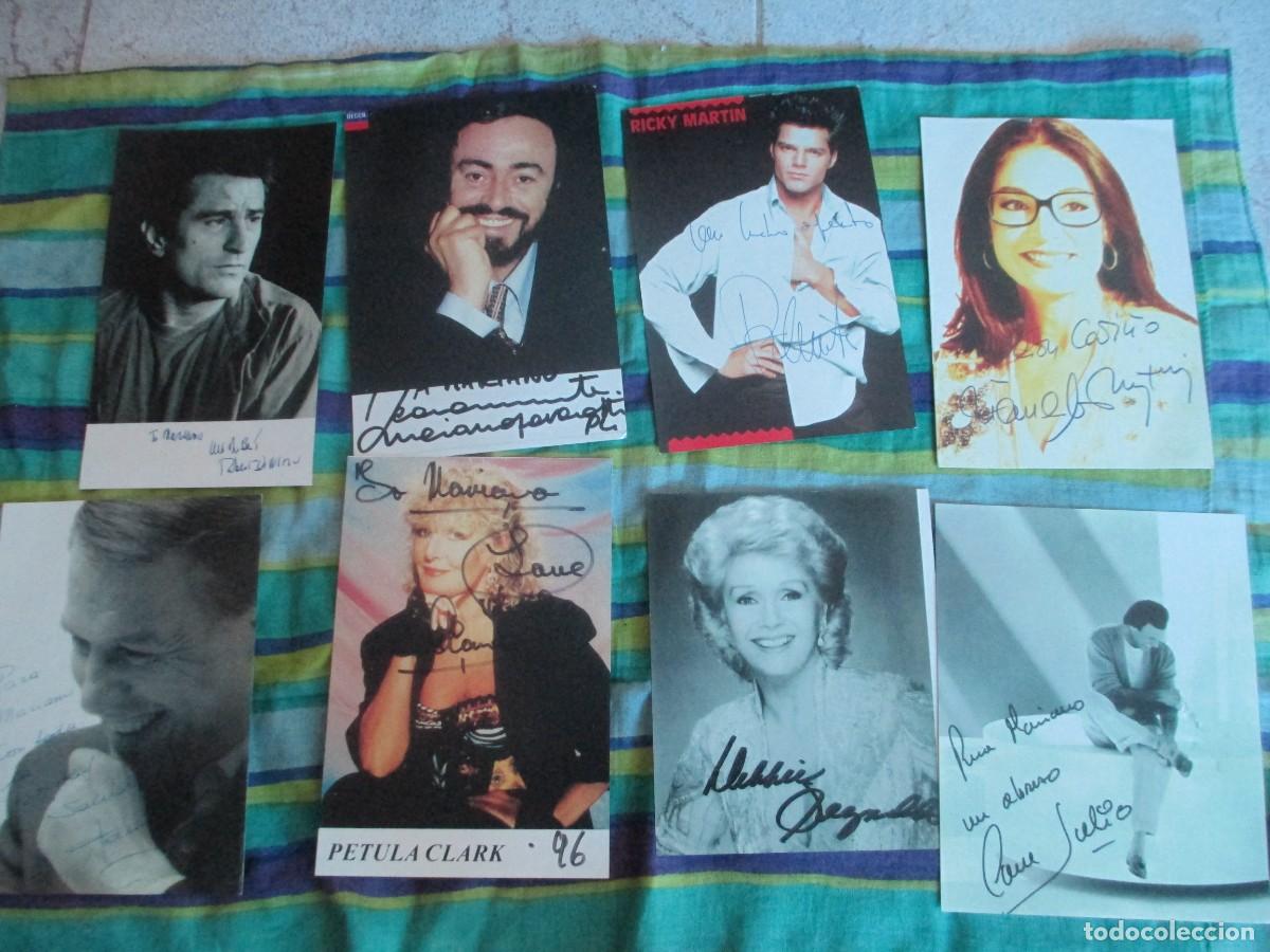 Cine: Lote de autografos de famosos (impresiones de los originales originales)