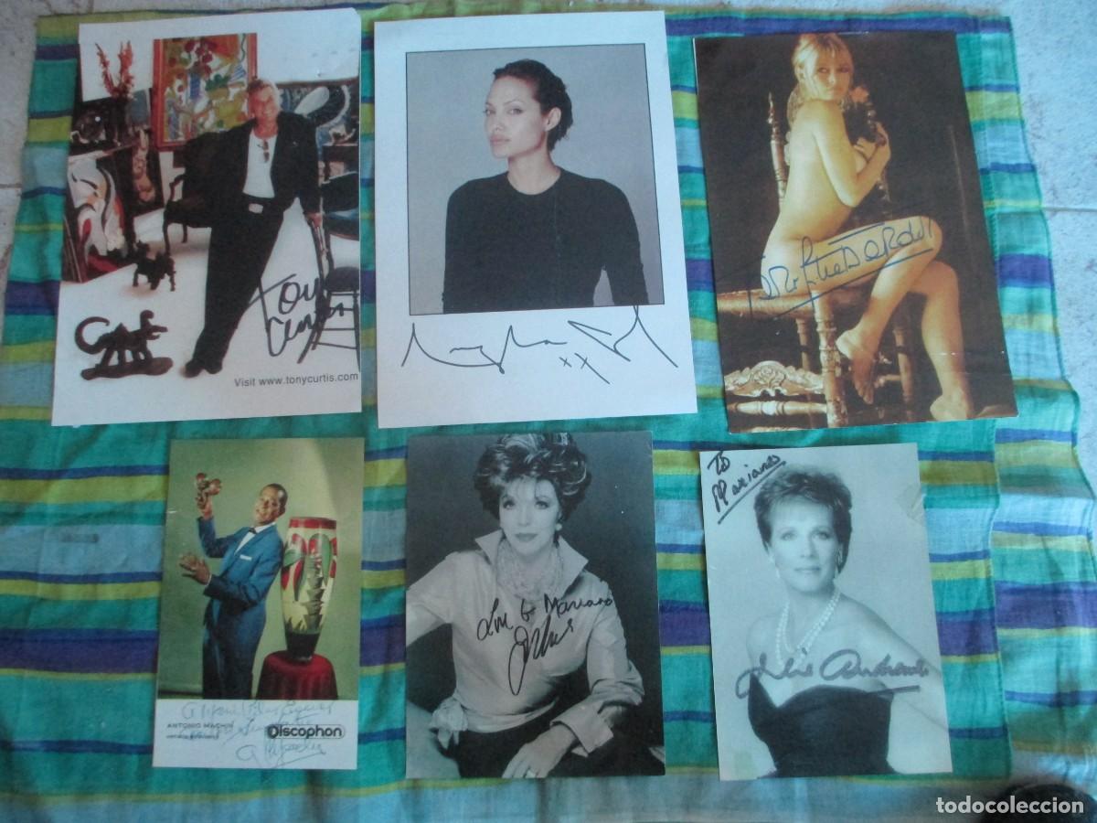 Cinema: Lote de autografos de famosos (impresiones de los originales)