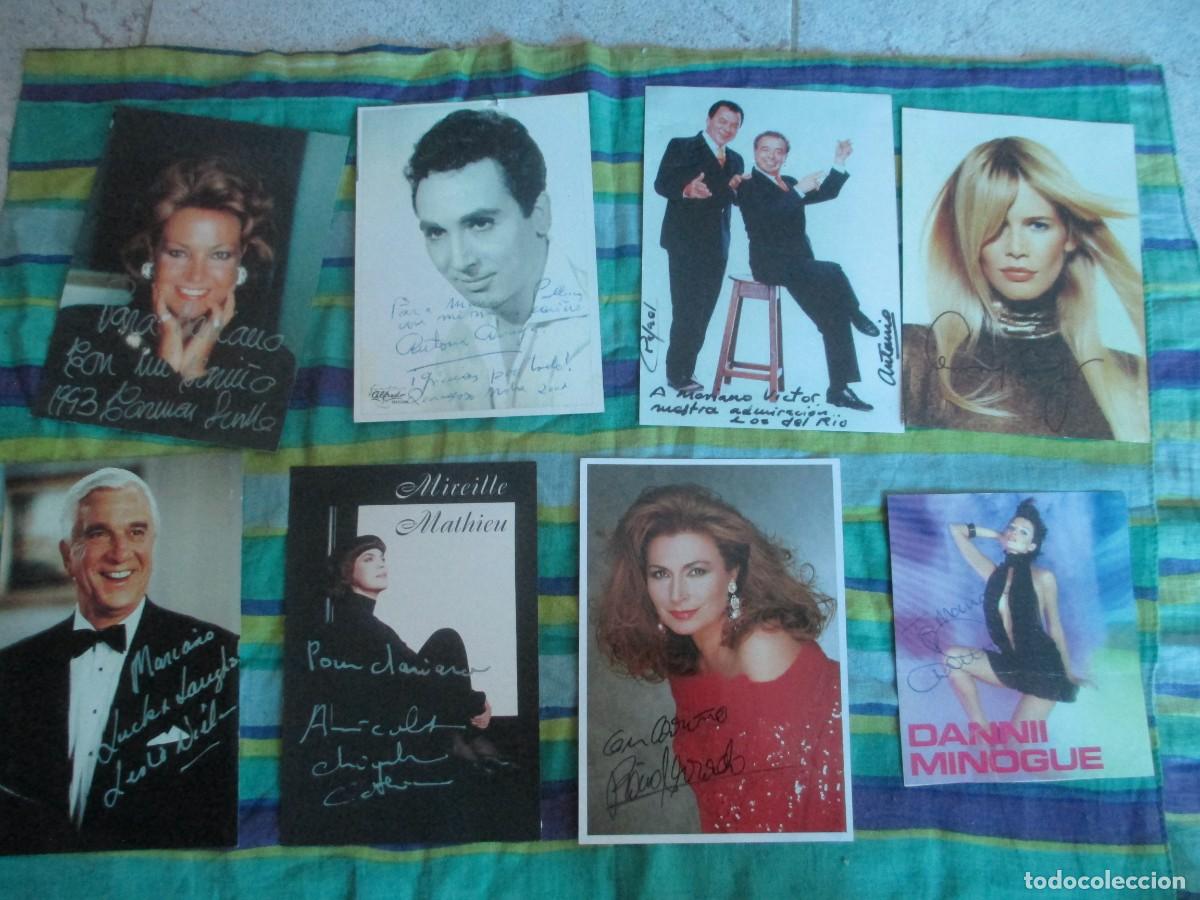 Cinema: Lote de autografos de famosos (impresiones de los originales)