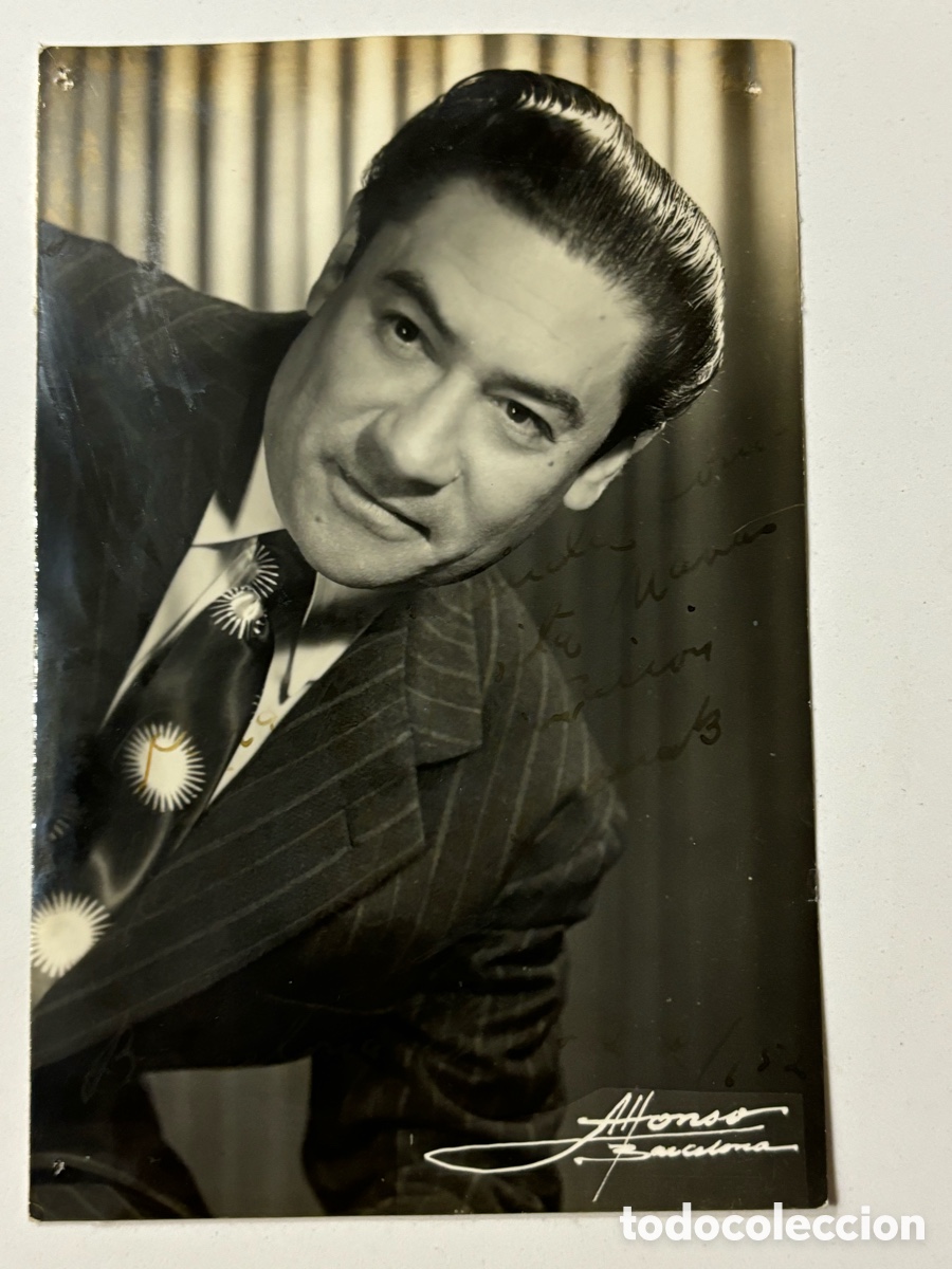 Cine: Foto original con aut&oacute;grafo del actor de teatro y revista Daniel Herrero L