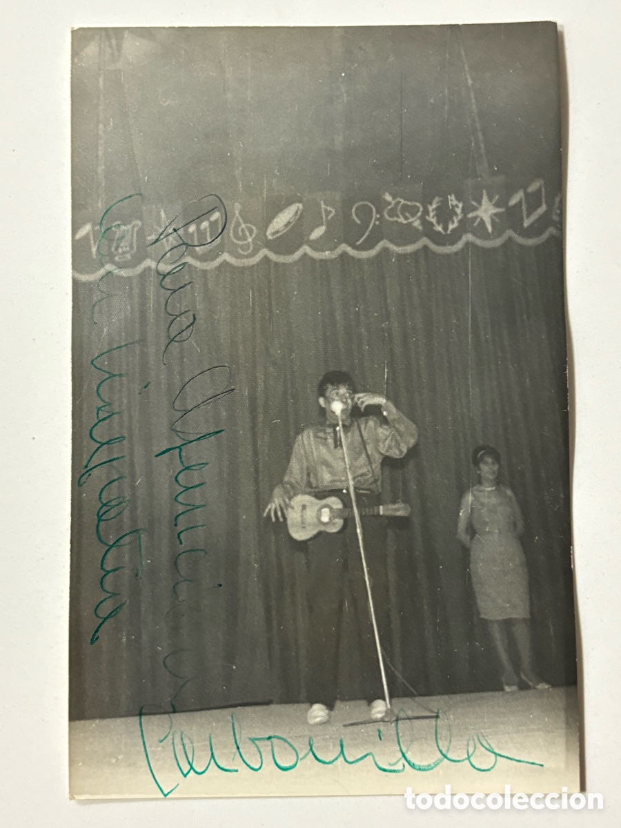 Cine: Foto original con aut&oacute;grafo del actor c&oacute;mico Carbonilla L