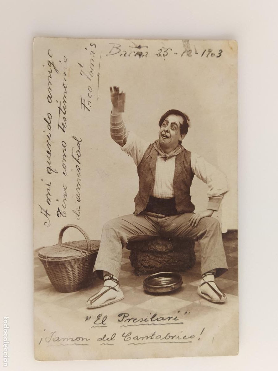 Cine: PACO TOMAS - ACTOR - AUTOGRAFO - FOTOGRAFICA - POSTAL ANTIGUA FIRMADA -(116.284)