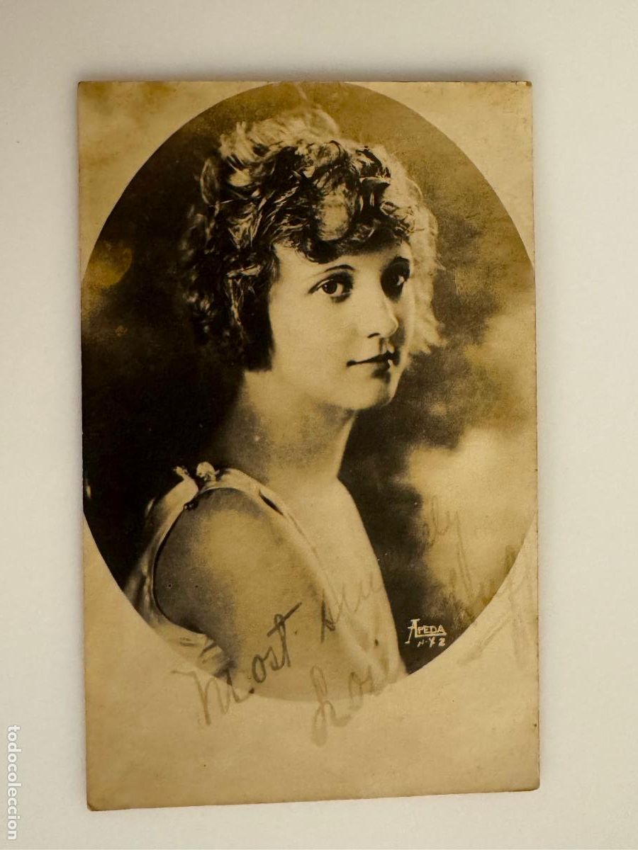 Cinema: LOUISE HUFF - AUTOGRAFO IMPRESO - FOTOGRAFICA - POSTAL ANTIGUA -(116.416)