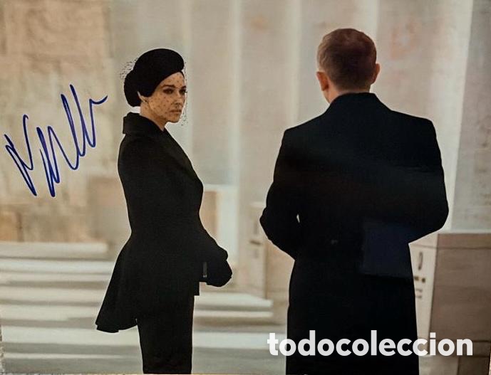 Cine: MONICA BELLUCCI &ndash; Aut&oacute;grafo original &middot; JAMES BOND 007 &middot; SPECTRE