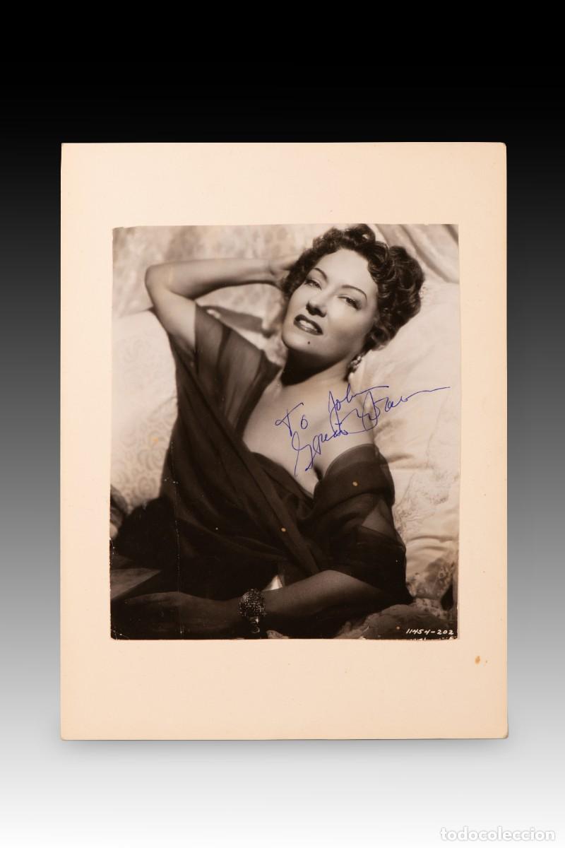 Cine: Fotograf&iacute;a de Gloria Swanson como Norma Desmond, &ldquo;El crep&uacute;sculo de los dioses&rdquo;, 1950. Firmada
