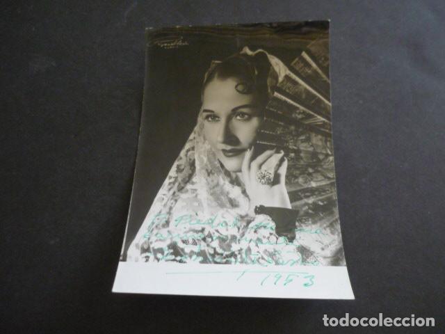 Kino: ESTRELLITA CASTRO ACTRIZ ANTIGUA FOTOGRAFIA CON FIRMA AUTOGRAFA 18 X 12 CM