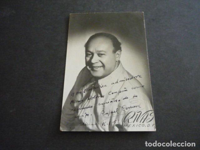 Cinema: RAFAEL CERVERA ACTOR Y TENOR ANTIGUA FOTOGRAFIA CON FIRMA AUTOGRAFA 13 X 9 CM