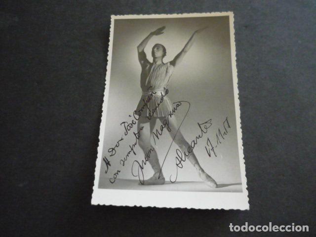 Kino: JUAN MAGRI&Ntilde;&Aacute; BAILARIN COREOGRAFO ANTIGUA FOTOGRAFIA CON FIRMA AUTOGRAFA 9 X 13 CM