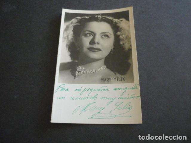 Kino: MARY YILIX ACTRIZ ANTIGUA FOTOGRAFIA CON FIRMA AUTOGRAFA 9 X 13 CM