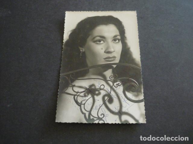 Kino: LUPE ACTRIZ ANTIGUA FOTOGRAFIA CON FIRMA AUTOGRAFA 9 X 14 CM