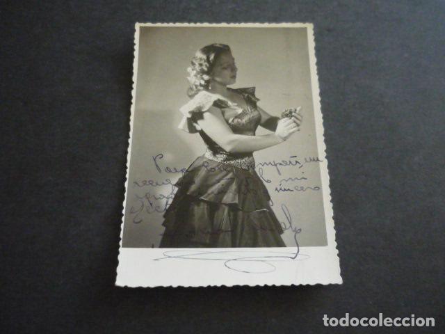 Kino: ACTRIZ A IDENTIFICAR ANTIGUA FOTOGRAFIA CON FIRMA AUTOGRAFA 9 X 14 CM