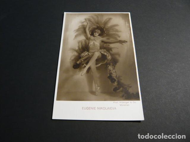 Kino: EUGENIE NIKOLAIEVA ACTRIZ POSTAL CON FIRMA AUTOGRAFA