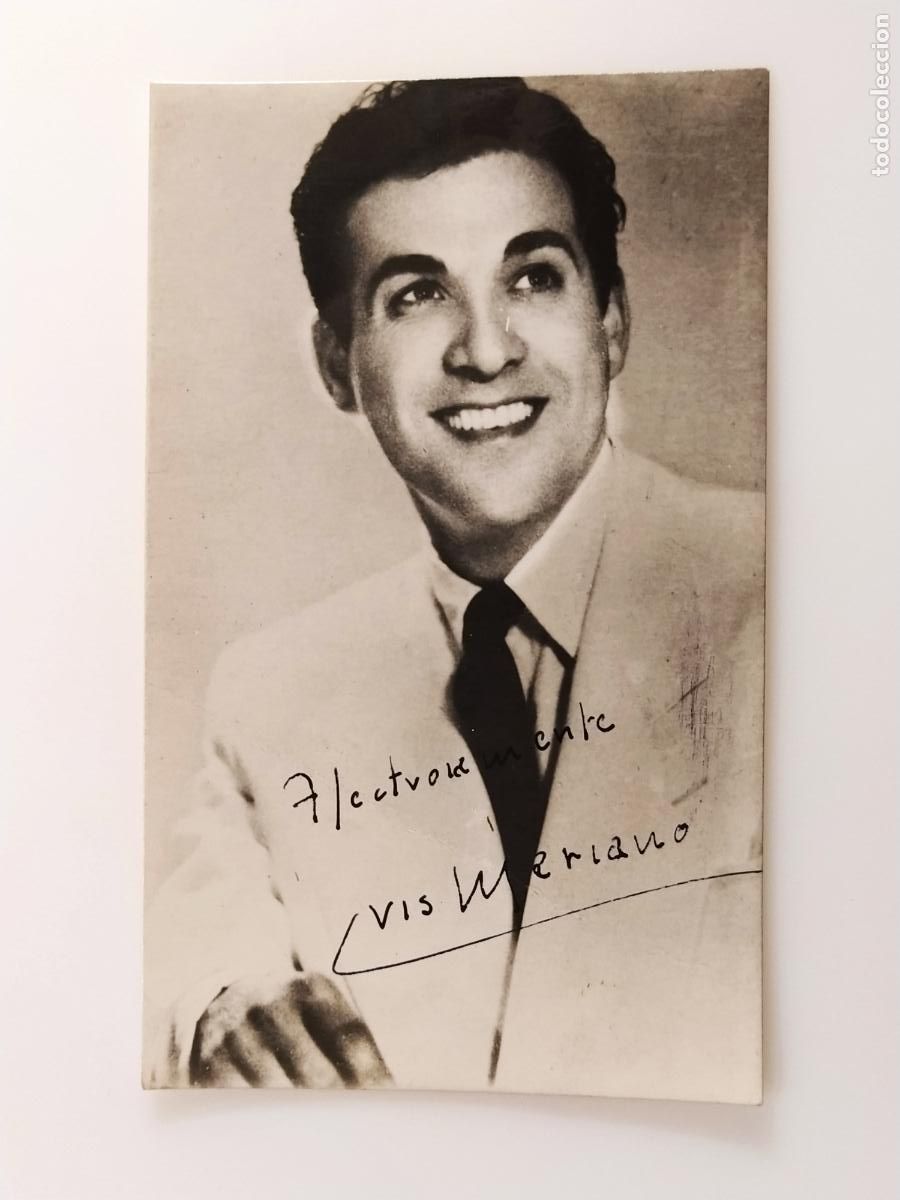 Cinema: LUIS MARIANO - AUTOGRAFO - CINE - (116.943)
