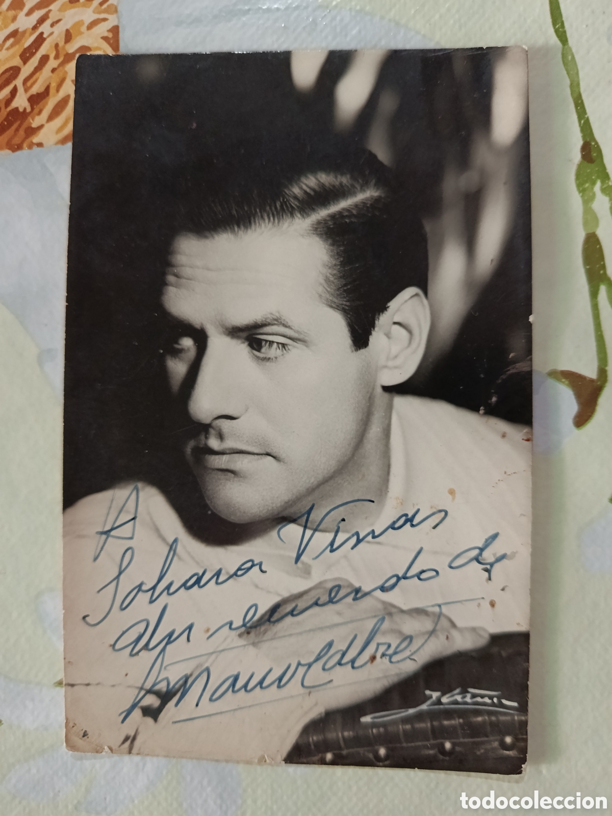 Kino: Mario Cabre fotograf&iacute;a autografiada del actor.