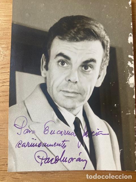 Cine: Paco Moran. 1968. Foto autografiada de 10.5 x 7.5 cm