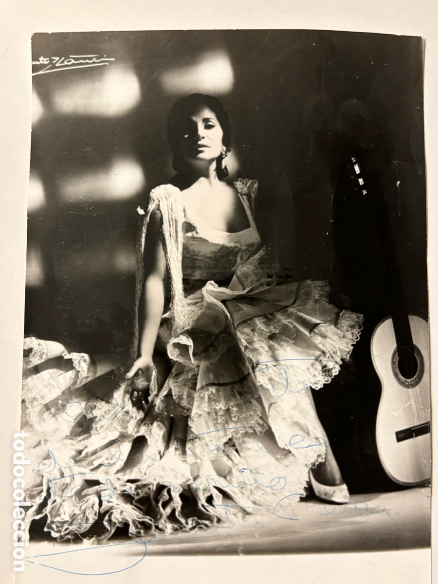 Cine: Foto original con aut&oacute;grafo de juanita Reina