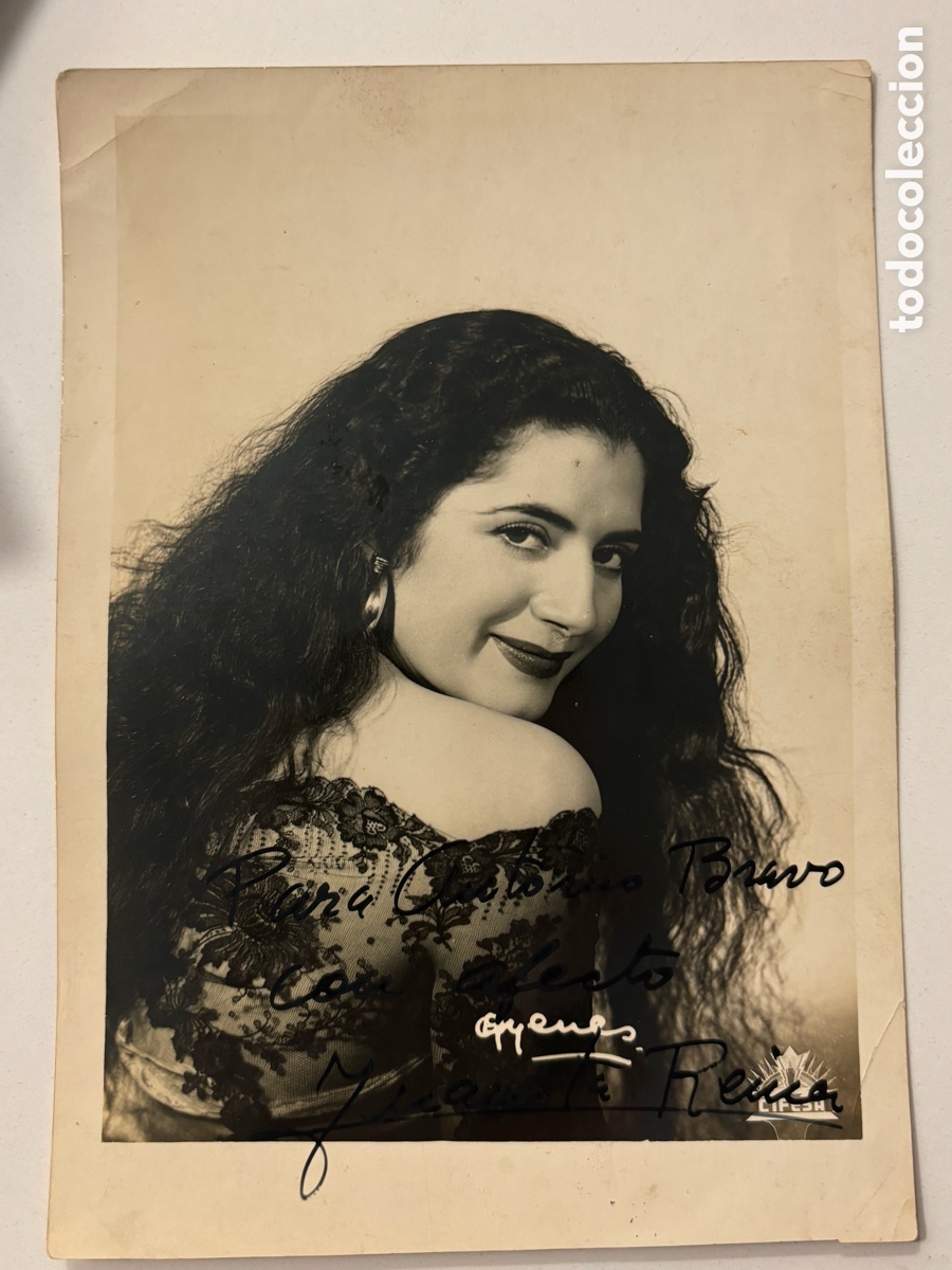 Cine: Foto original cifesa con aut&oacute;grafo de juanita