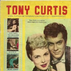 Cine: TONY CURTIS BIOGRAFIA 20 PAGINAS, AÑO 1958. Lote 26705312
