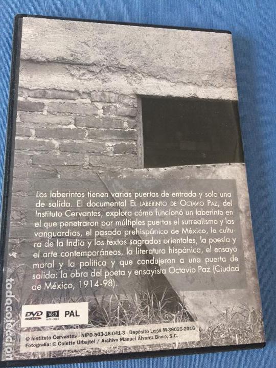 Cine: EL LABERINTO DE OCTAVIO PAZ. DOCUMENTAL 2016 DVD - Foto 4