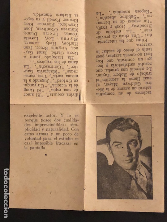 Cine: Mini desplegable Robert Taylor - Foto 3
