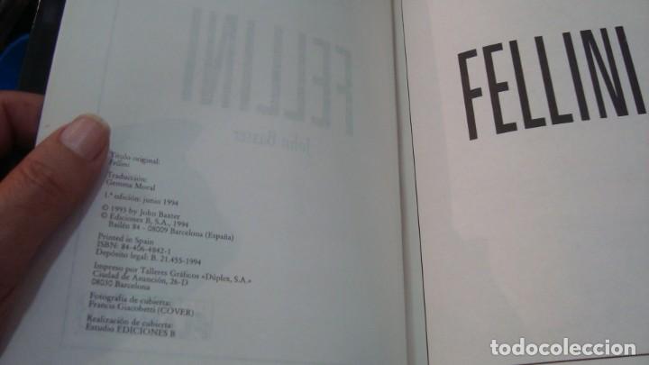 Cine: FELLINI. JOHN BAXTER. EDICIONES B. 1994 - Foto 3