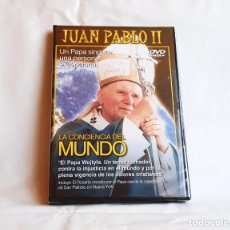 Cine: JUAN PABLO II LA CONCIENCIA DEL MUNDO DVD AÑO 2003. Lote 286507978