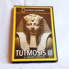 Cine: TUTMOSIS III EL FARAON GUERRERO NATIONAL GEOGRAPHIC DVD AÑO 2005. Lote 286616538