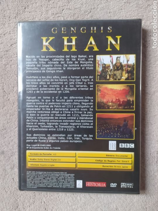 Cine: DVD Gengis Khan precintado - Foto 2