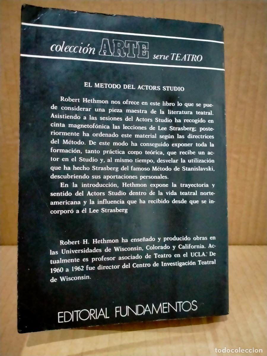 Cine: ROBERT H. HETHMON. EL M&Eacute;TODO DEL ACTORS STUDIO .FUNDAMENTOS - Foto 4