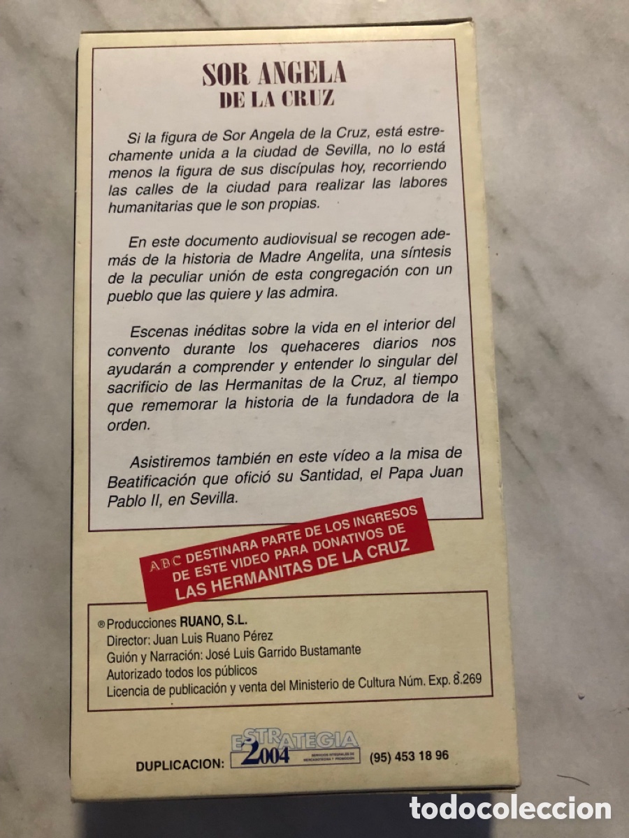 Cine: Cinta VHS de Sor &Aacute;ngels - Foto 3