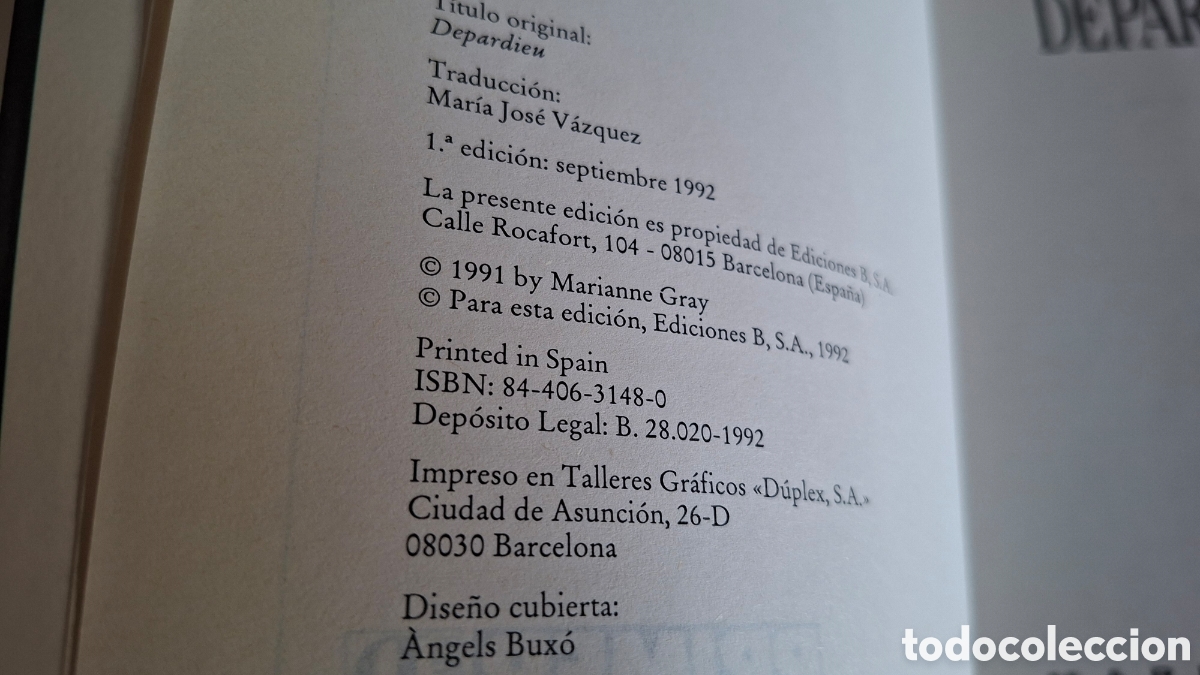 Cine: DEPARDIEU. Marianne Gray 1992 - Foto 2