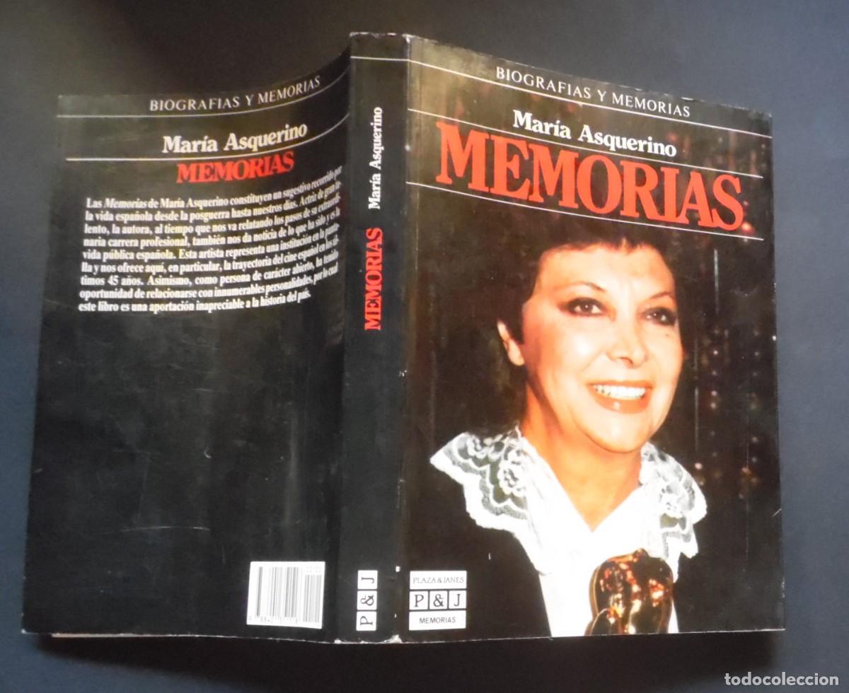 Cinema: Mar&iacute;a Asquerino. Memorias de la gran actriz. Biograf&iacute;a de una &eacute;poca del cine y teatro espa&ntilde;ol
