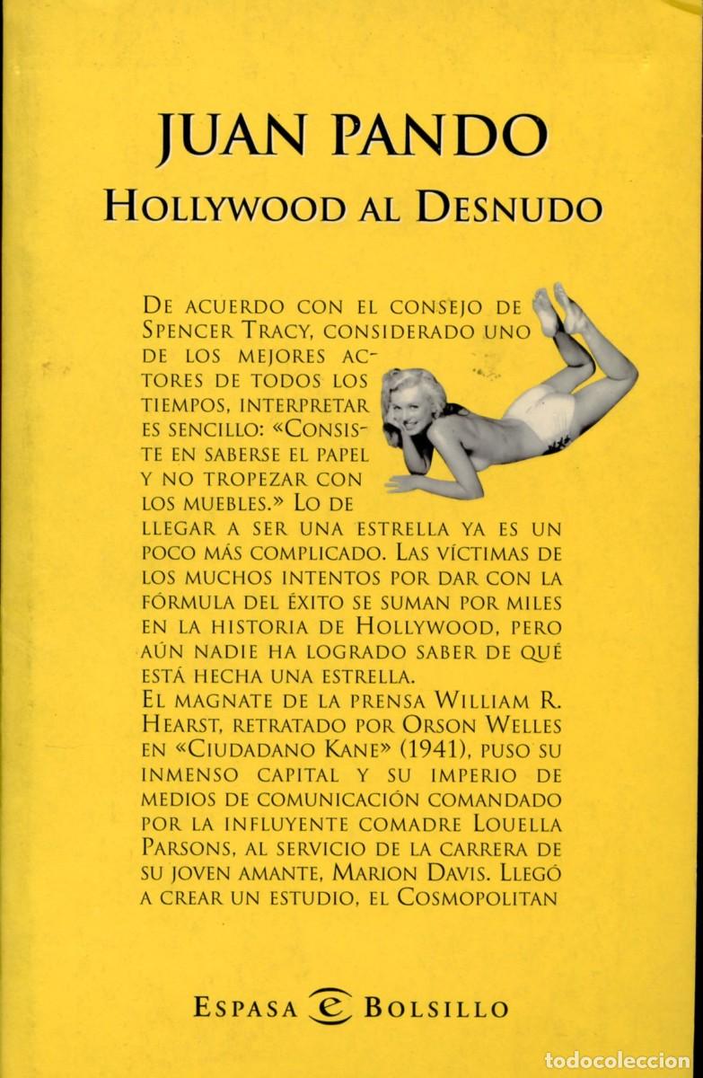 Cine: HOLLYWOOD AL DESNUDO. Por Juan Pando.