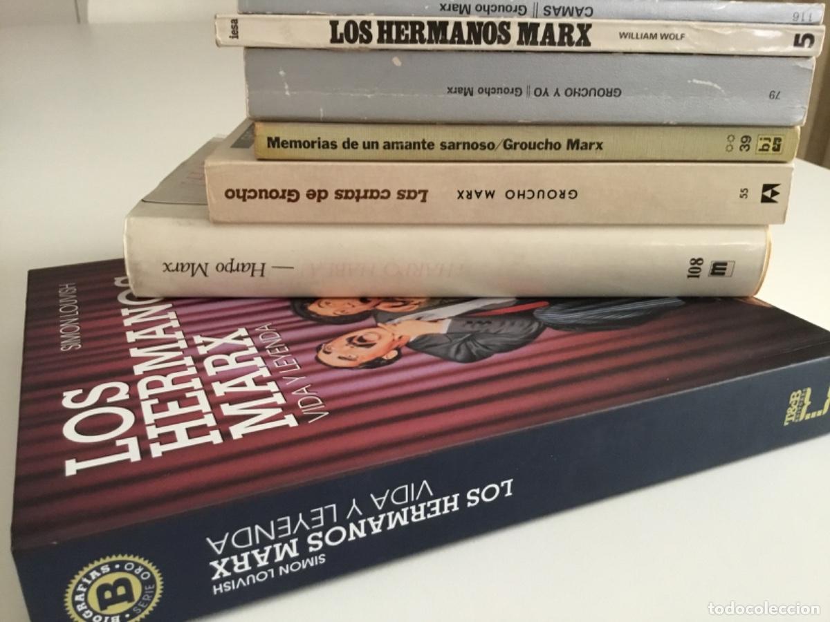 Cine: Los Hermanos Marx Groucho Harpo LOTE 7 Libros : vida leyenda memorias de un amamante sarnoso camas