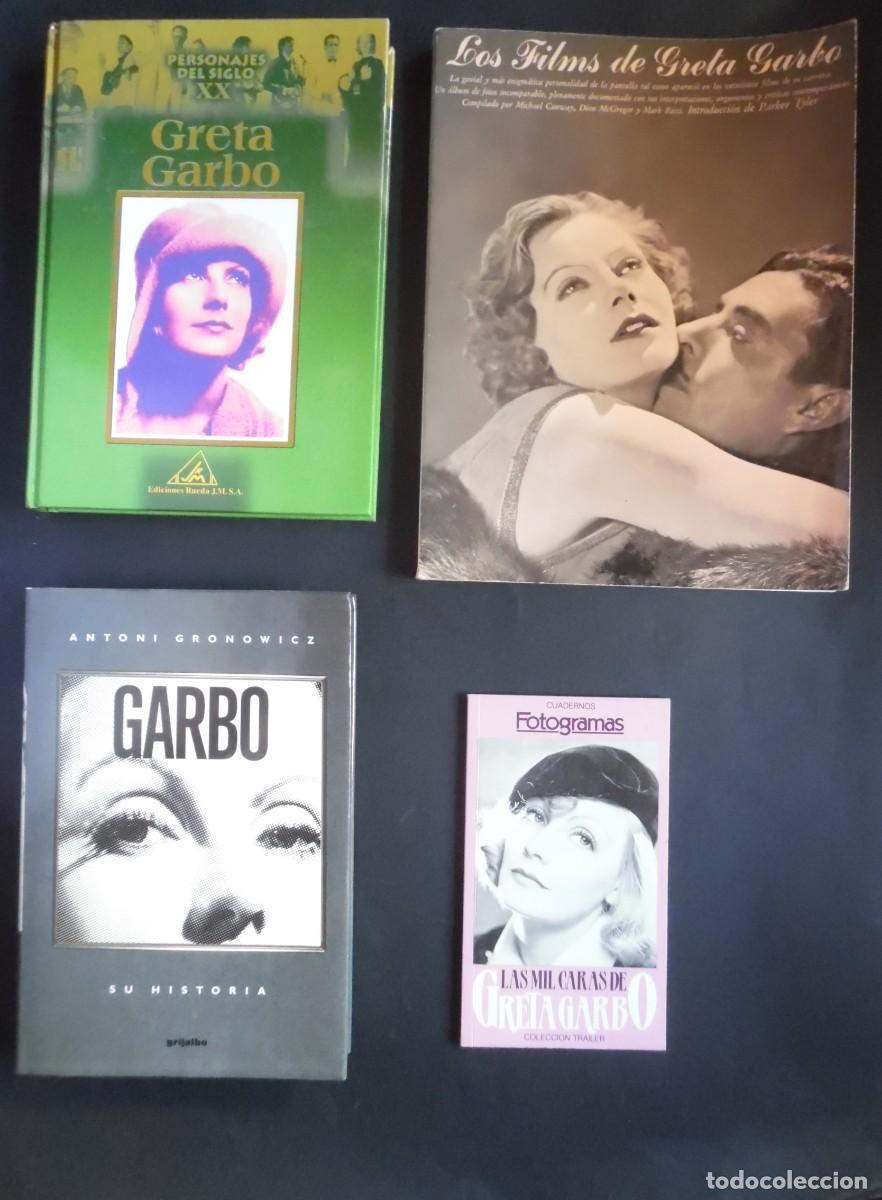 Cine: Greta Garbo 4 Libros: Todas las pel&iacute;culas + biograf&iacute;a de Antoni Gronowicz + personajes siglo XX