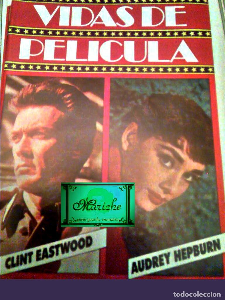 Cine: EASTWOOD-AUDREY HEPBURN-3-STALLONE-HUPPERT 2 VIDAS DE PEL&Iacute;CULA 1986 FOTOGRAF&Iacute;AS ESTUPENDAS