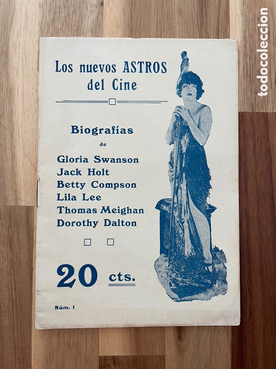 Cinema: Los nuevos astros del cine. A&ntilde;os 20. Garrof&eacute;. Gloria Swanson, Lila Lee&hellip;