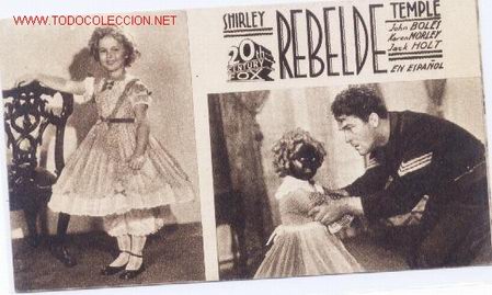 Cine: Programa Rebelde.Shirley Temple - Foto 1