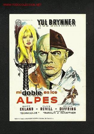 Cine: Mi doble en los Alpes (Yul Brynner) - Foto 1