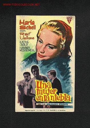 Cine: Una mujer en la niebla (Maria Schell, Raf Vallone) - Foto 1