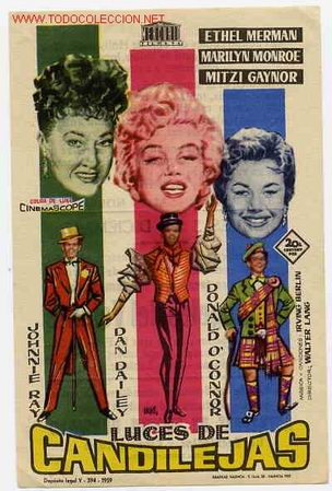 Cine: LUCES DE CANDILEJAS MARILYN MONROE  ,  PM1196