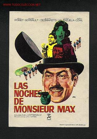 Cine: Las noches de Monsieur Max - Foto 1