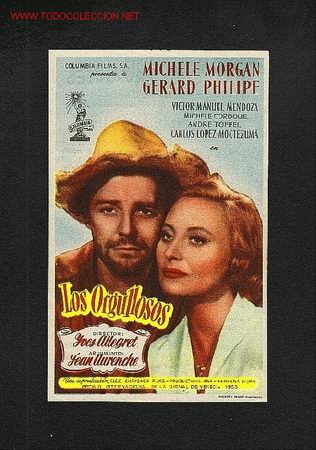 Cine: Los orgullosos (Michele Morgan, Gerard Philipe) - Foto 1