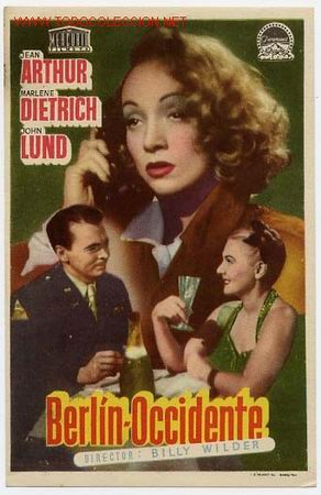 Cine: BERLIN OCCIDENTE, MARLENE DIETRICH    PM1682 - Foto 1