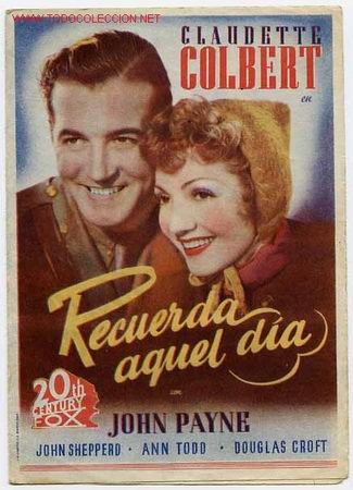 Kino: RECUERDA AQUEL DIA, DOBLE  PM1704