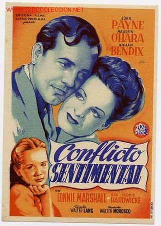 Cine: CONFLICTO SENTIMENTAL , SOLIGO    PM1755